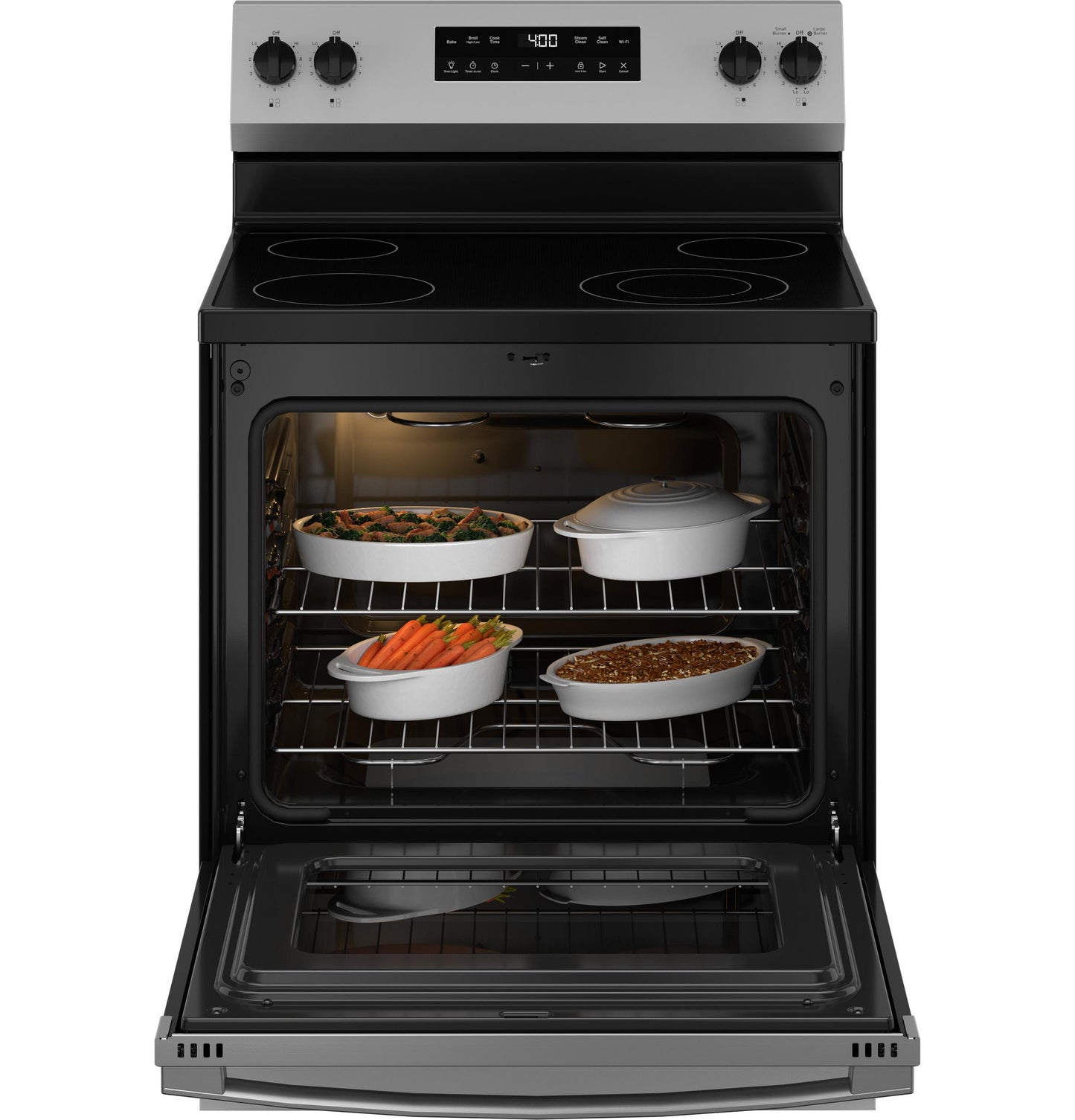 GRF400PVSS GE® ENERGY STAR® 30" Free-Standing Electric Range