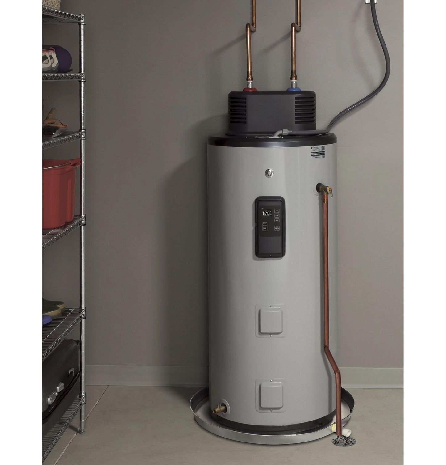 GE50S10BMM GE® Smart 50 Gallon Electric Water Heater with Flexible Capacity