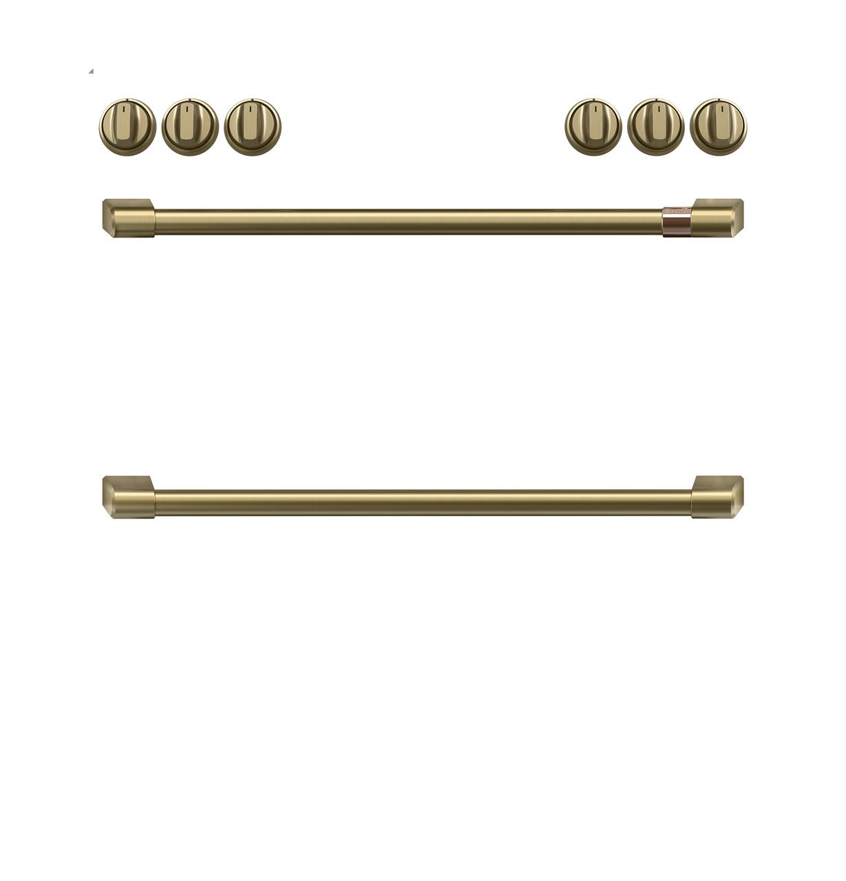 Cafe Caf(eback)™ Handle Kit - Range Brushed Brass