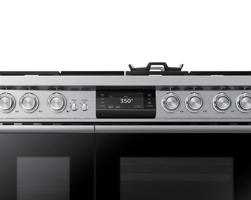 Dacor 48" Pro Dual-Fuel Steam Range, Silver Stainless Steel, Natural Gas