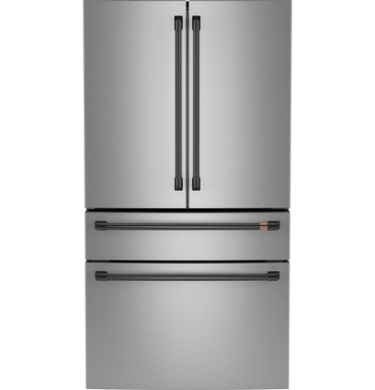 Cafe CJE23DP2WS1 CAF(EBACK)™ ENERGY STAR® 23.2 Cu. Ft. Smart Counter-Depth 4-Door French-Door Refrigerator With Dual-Dispense AutoFill Pitcher