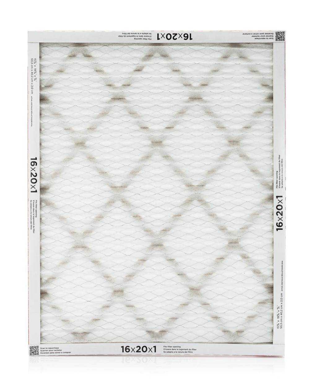 Frigidaire HVAC162086 PureAir® 16" x 20" x 1" MERV 8 Allergen Air Filter - 6 Pack