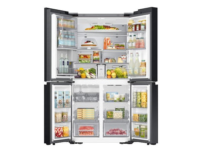 Samsung RF29DB9700QL Bespoke 29 cu. ft. 4-Door Flex™ Refrigerator with Beverage Zone™ & Auto Open Door in Stainless Steel