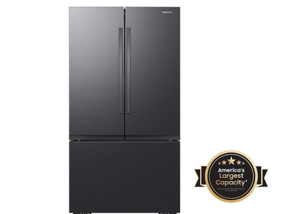 Samsung RF32CG5100MT 32 cu. ft. Mega Capacity 3-Door French Door Refrigerator with Dual Auto Ice Maker in Matte Black Steel
