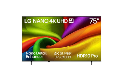 Lg 75NU850BPUA 75 Inch Class LG 4K Nano UHD TV AI NU85 Smart TV 2026