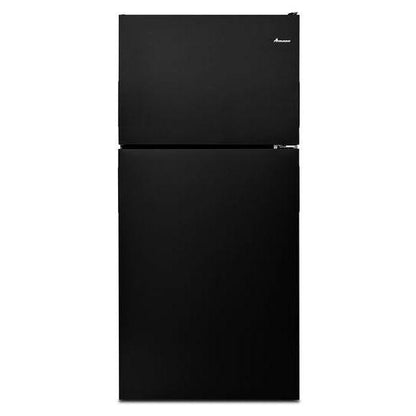 30-inch Wide Top-Freezer Refrigerator with Gallon Door Storage Bins - 18 cu. ft. - black
