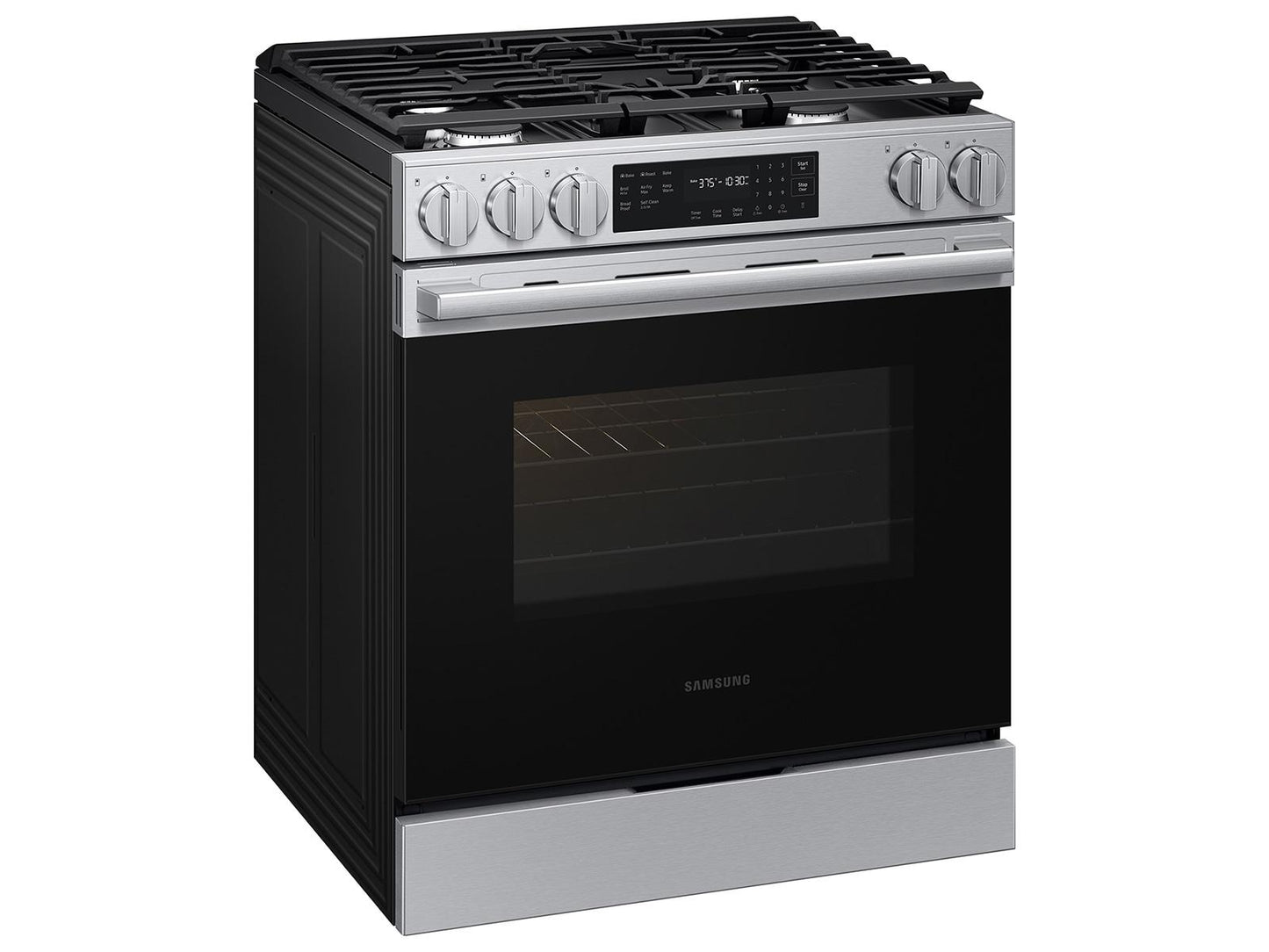 Samsung NSG70H60SR Bespoke Smart Slide-in Gas Range Pro Style Design  Air Fry Max  Precision Knobs