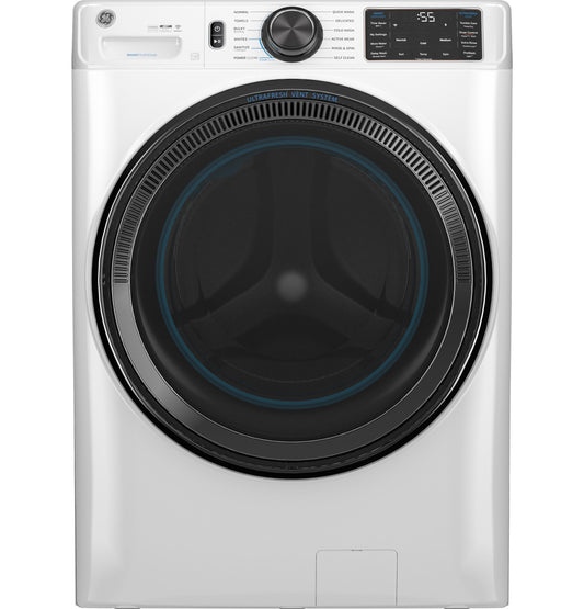 GFW655SSVWW GE® ENERGY STAR® 5.0 cu. ft. Capacity Smart Front Load Steam Washer with SmartDispense™ UltraFresh Vent System with OdorBlock™ and Steam
