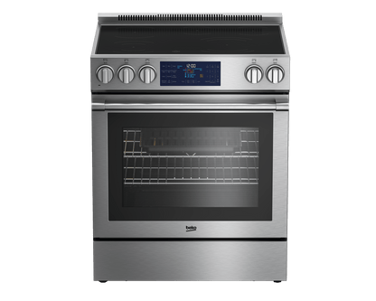 Beko SLER30432SS 30" Stainless Steel Slide-In Electric Range