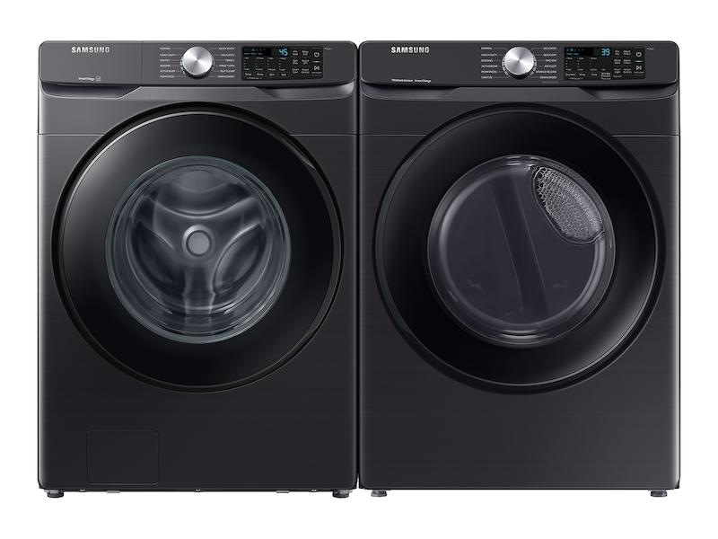 Samsung 7.5 cu. ft. Smart Gas Dryer with Sensor Dry in Brushed Black