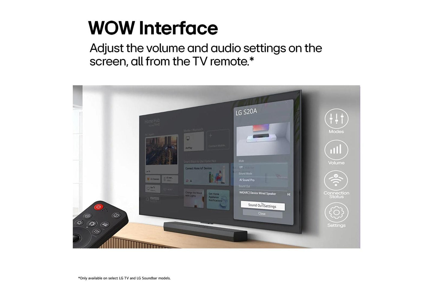 Lg S20A S20A LG Soundbar for TV with Dolby Audio™ 2.0 channel