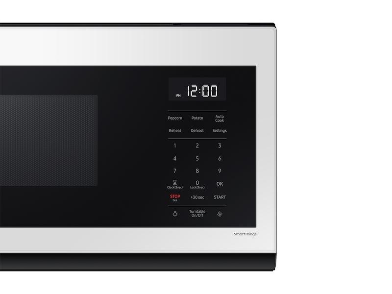 Samsung 1.1 cu. ft. Bespoke Smart SLIM Over-the-Range Microwave with 400 CFM Hood Ventilation, Wi-Fi