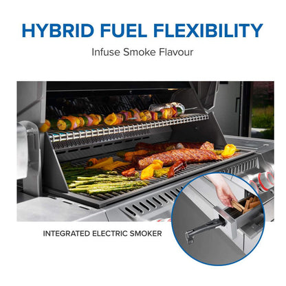 Napoleon Bbq PRO665VXRSIBNSS Prestige PRO 665 Elite with Smart Technology & Electric Smoker Box , Natural Gas, Stainless Steel