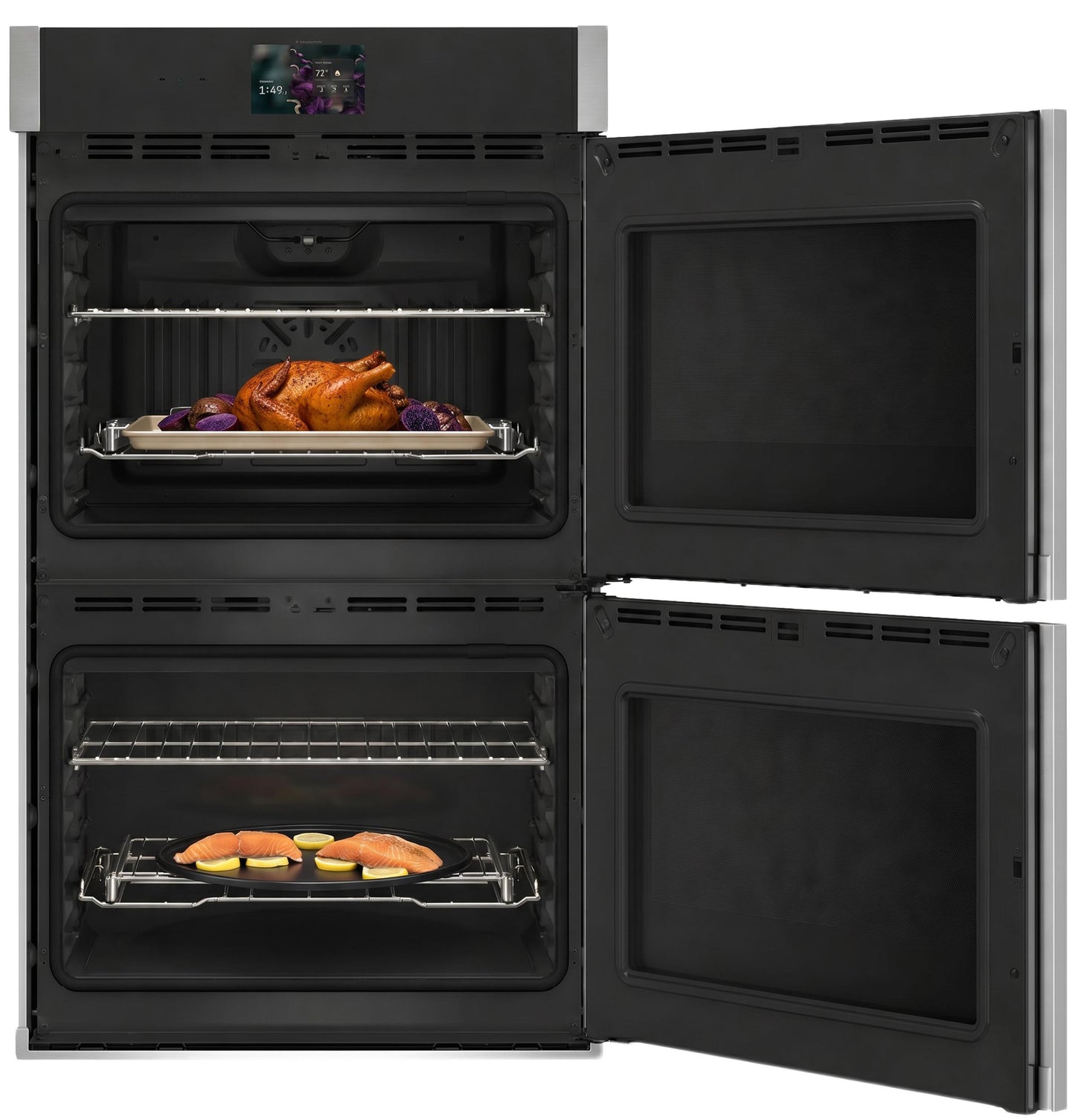 PTD700RSZSS GE Profile™ 30" Smart Built-In Convection Double Wall Oven with Right-Hand Side-Swing Doors