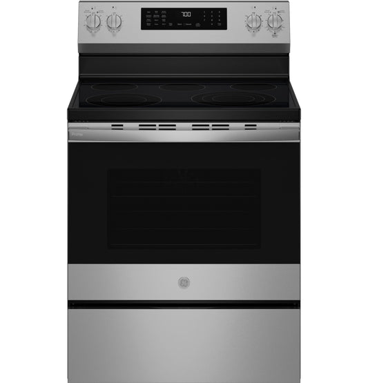 PRF700AYFS GE Profile™ ENERGY STAR® 30" Smart Free-Standing Electric Convection Range with No Preheat Air Fry and EasyWash™ Oven Tray