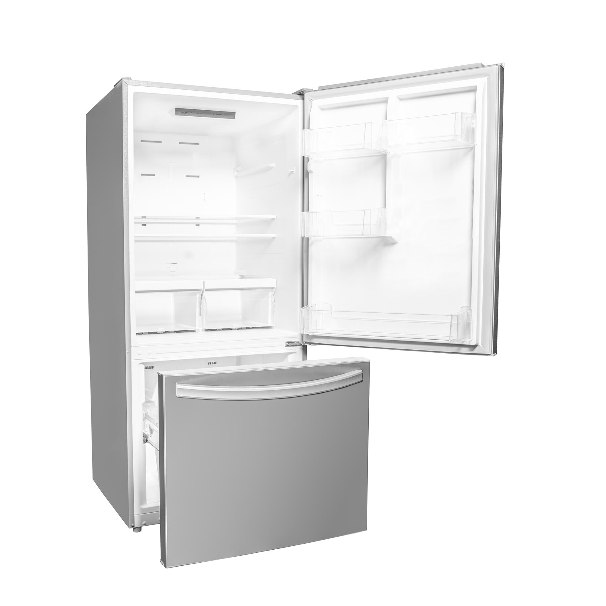 DBM187E1SSDB Danby Designer 18.7 cu. ft. Apartment Fridge Bottom Mount in Stainless Steel