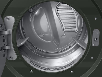 Samsung WH53DBH700EF Bespoke 5.3 cu. ft. AI Laundry Hub™ Ultra Capacity Single Unit Washer with AI OptiWash™ and 7.6 cu. ft. Electric Dryer in Satin Green
