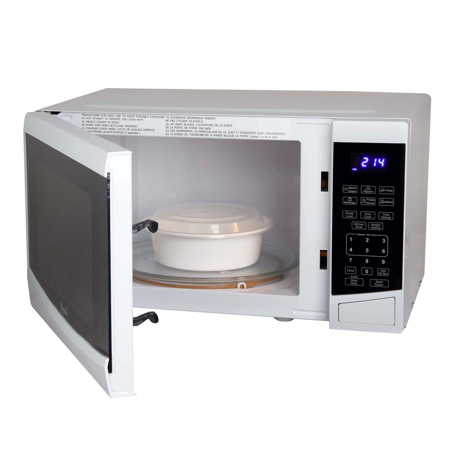 MT09V3S Avanti 0.9 Cu. Ft. Microwave Oven, Digital - Stainless Steel