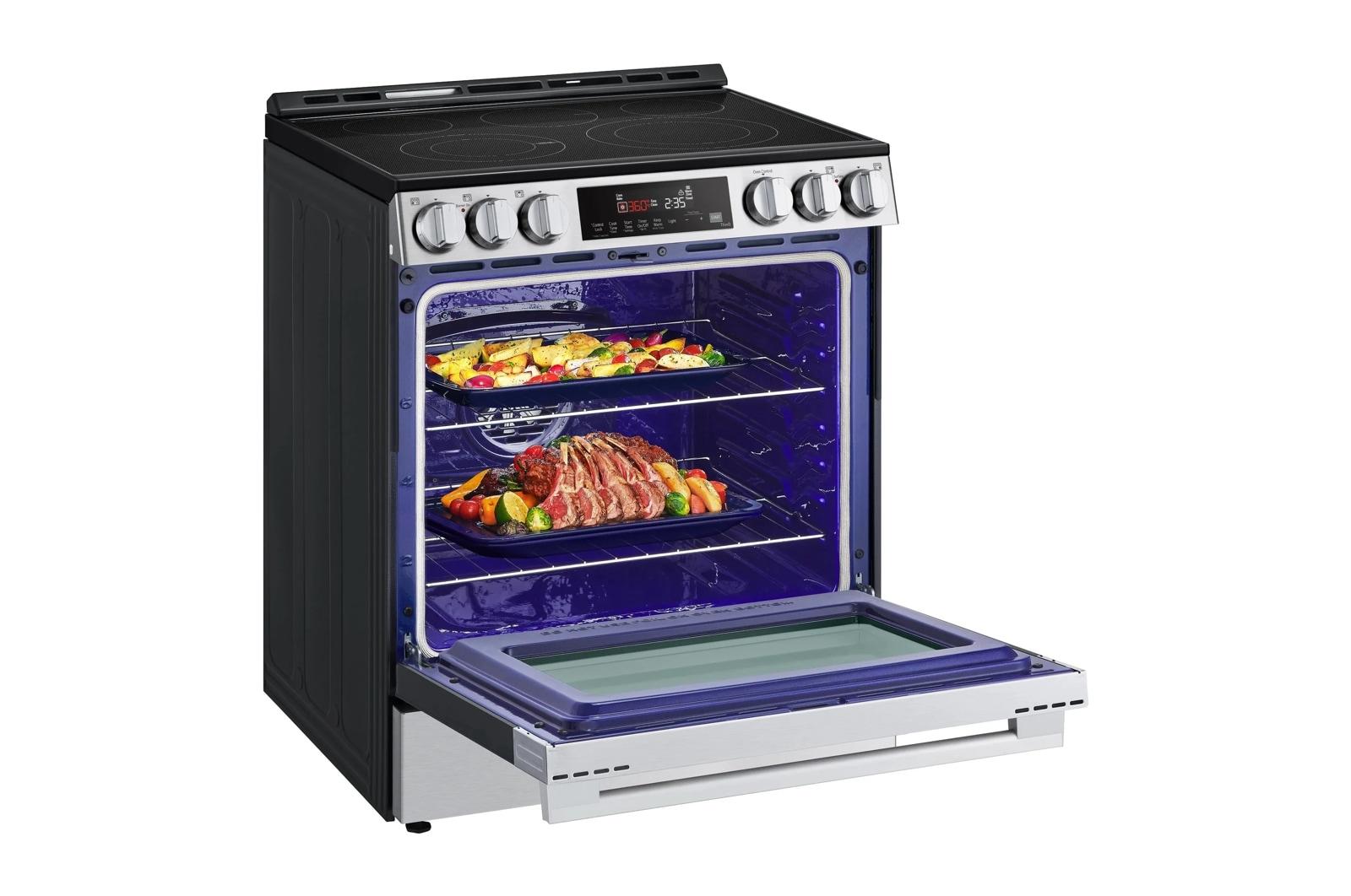 Lg LSEL6333XE 6.3 cu ft. Smart Electric Slide-in Range with Air Fry & EasyClean®