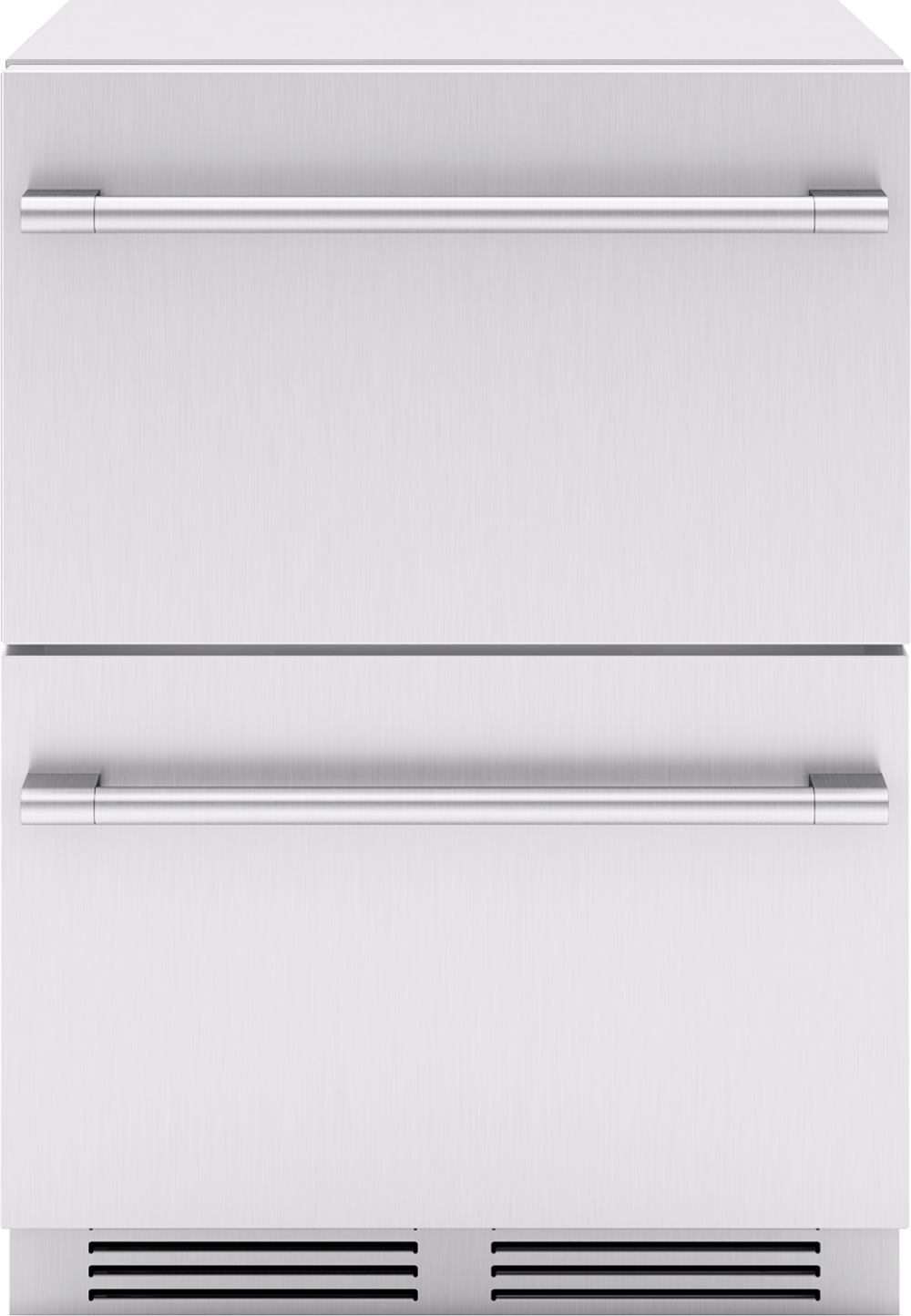 Zephyr PRRD24C2ASOD Presrv Refrigerator Drawers, 24in Compact, Outdoor, SS, 2 Zone