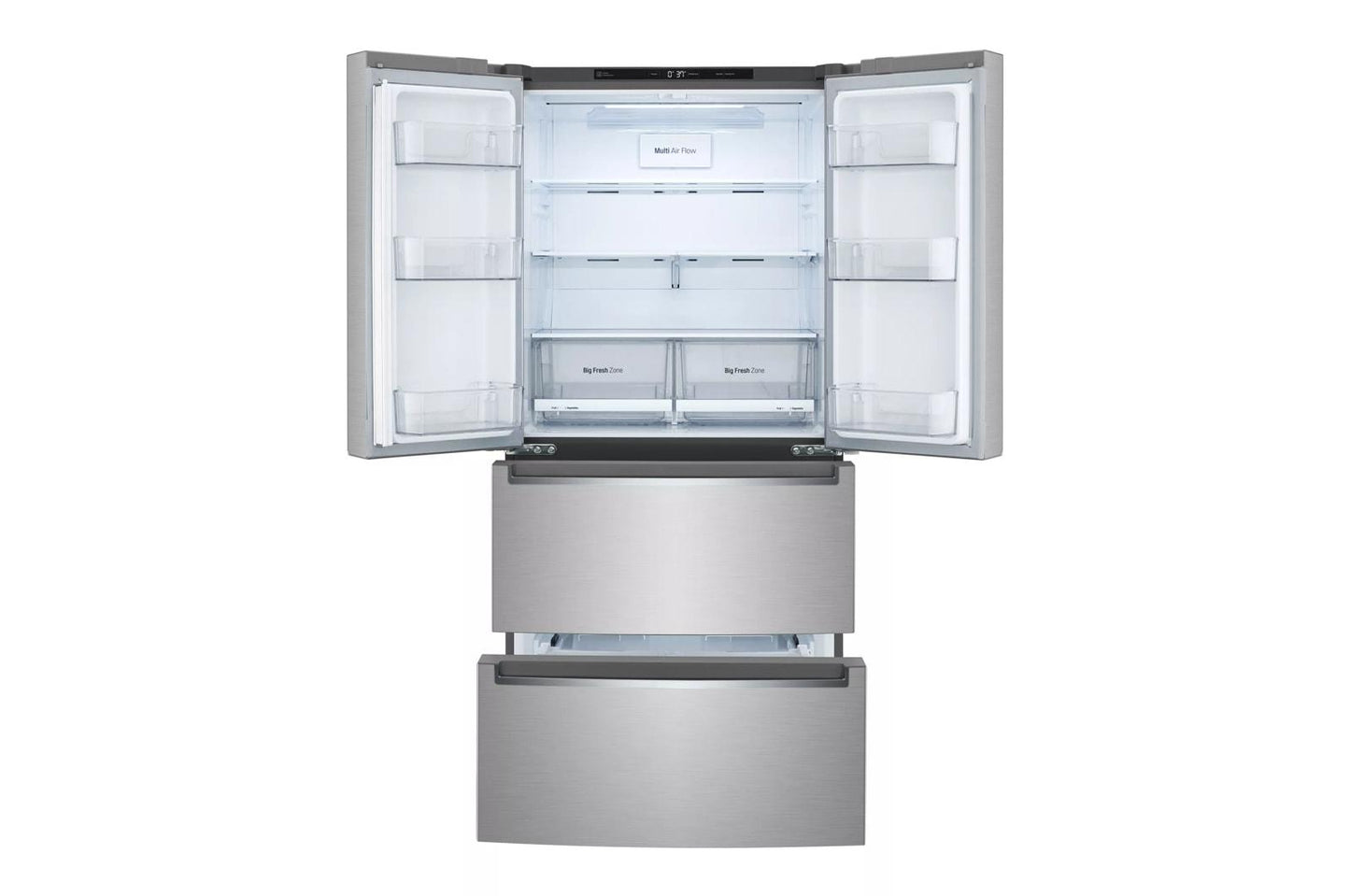Lg 19 cu. ft. Counter-Depth French Door Refrigerator with Door Cooling+