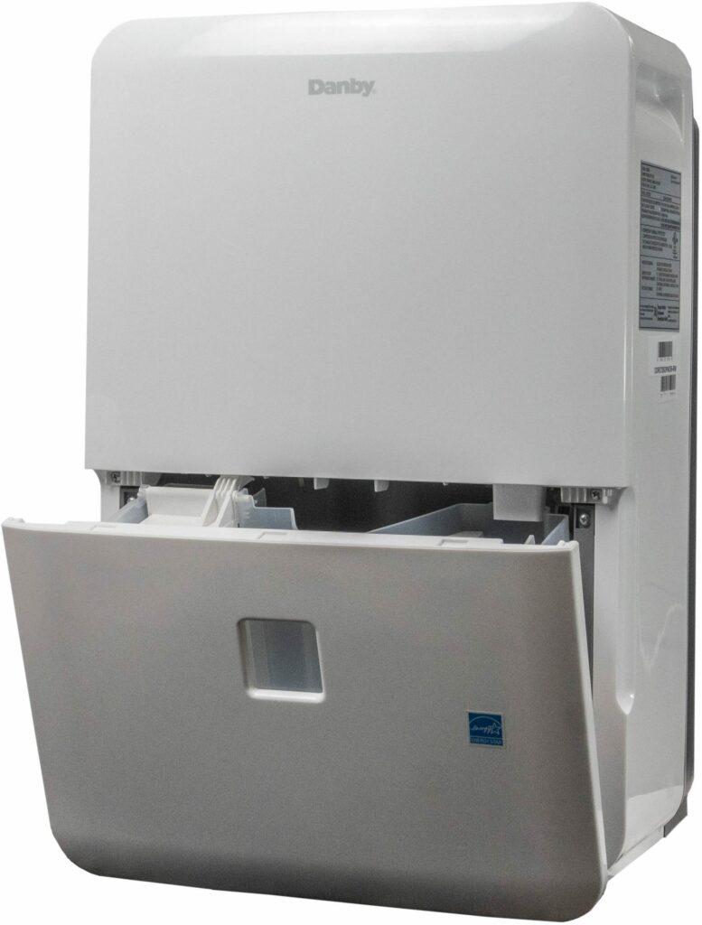 DDR050BJP2WDB Danby 50 Pint Dehumidifier with Pump in White