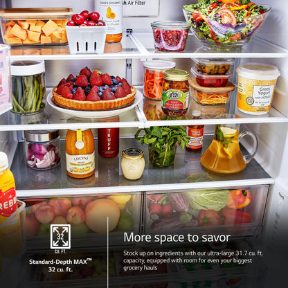 Lg LRFLS3216S 32 cu. ft. Smart Standard-Depth MAX™ French Door Refrigerator