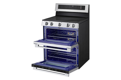 Lg LDEL7324YE 7.3 cu. ft. Smart Electric Double Oven Freestanding Range with ProBake Convection®, Air Fry & Air Sous Vide