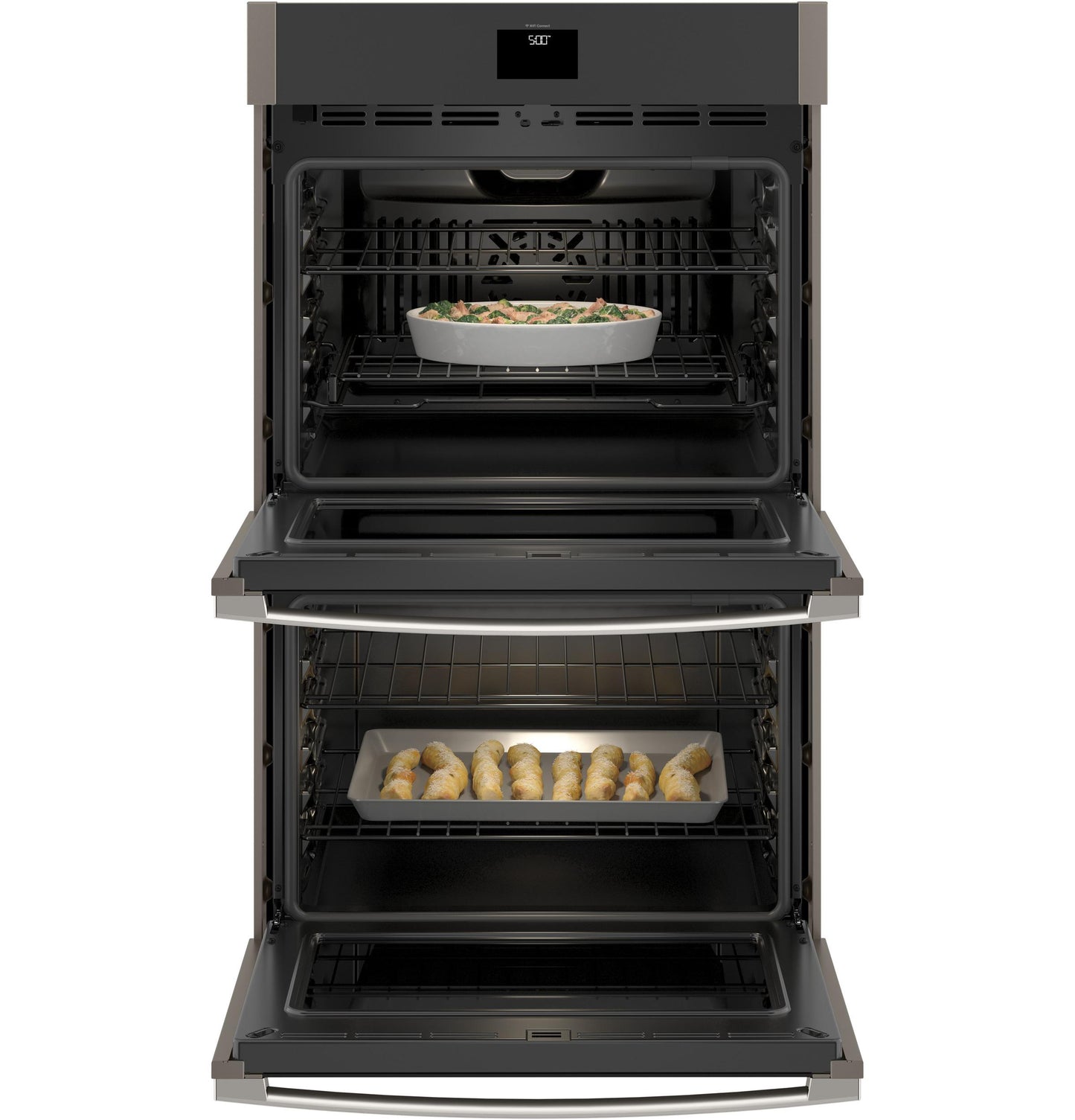 JTD5000ENES GE® 30" Smart Built-In Self-Clean Convection Double Wall Oven