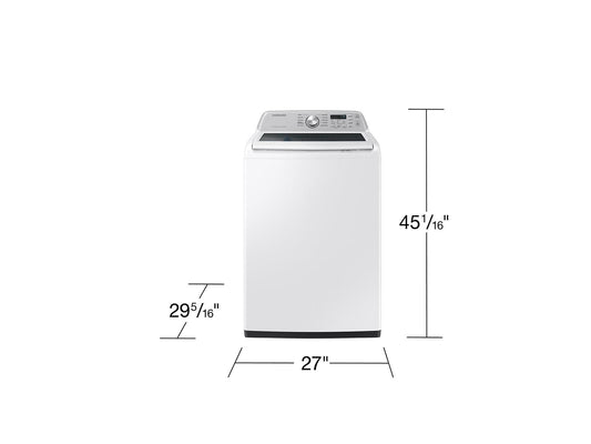 Samsung WA47CG3500AW 4.7 cu. ft. Large Capacity Smart Top Load Washer with Active WaterJet in White