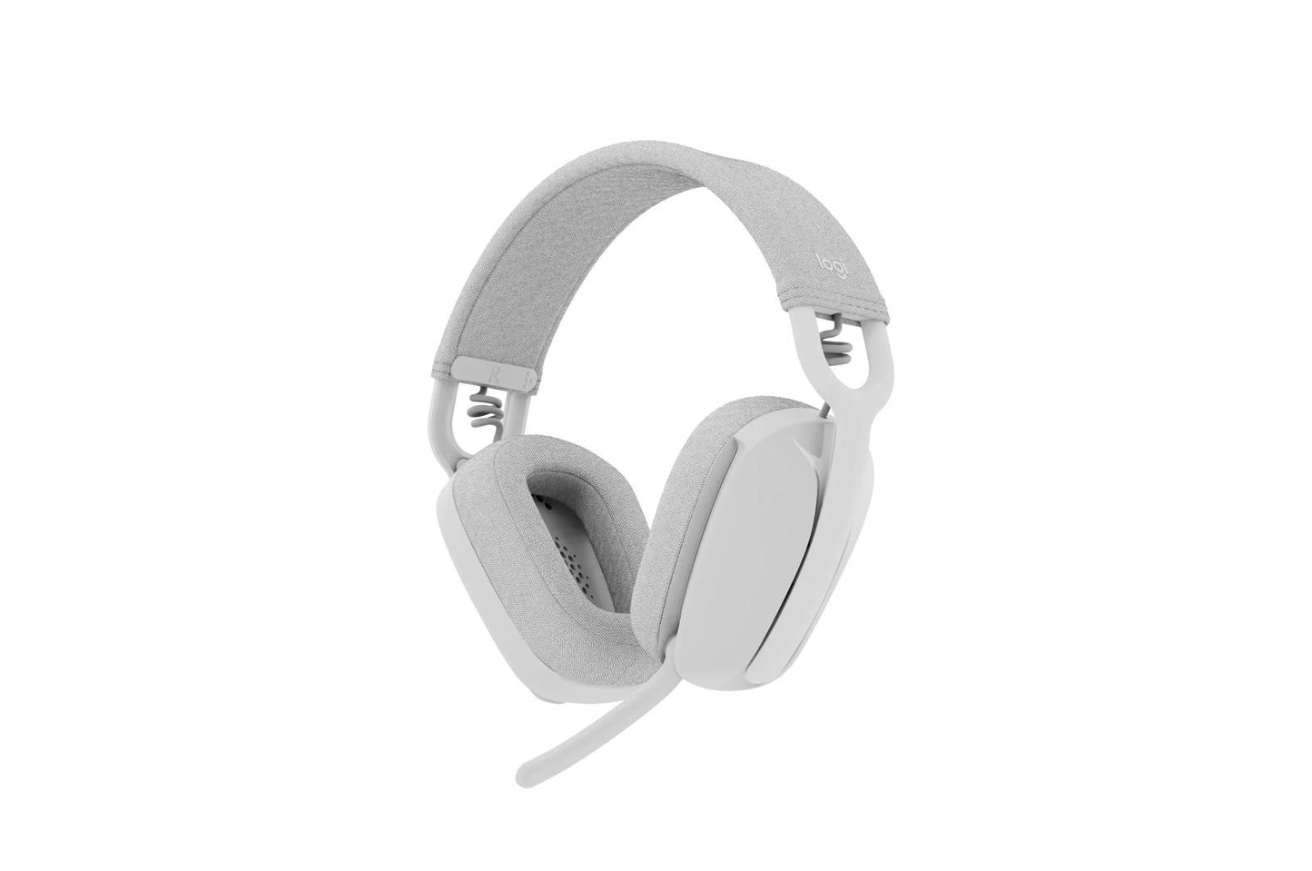 Lg 981001257 Logitech Zone Vibe 100 Wireless Over Ear Headphones, Noise Canceling Microphone, Advanced Multipoint Bluetooth Headset, Off-white