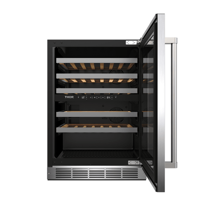 TWC24UD Thor Kitchen 24-inch Undercounter Dual Zone Wine Cooler - Model Twc24ud