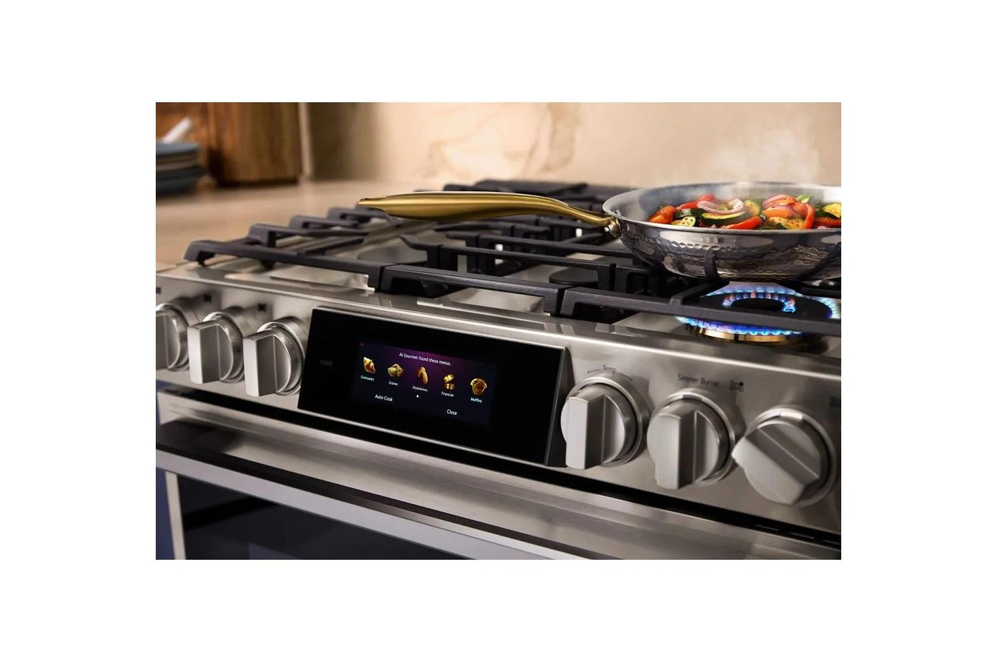 LSGU6339X LG SIGNATURE 6.3 cu. ft. Smart Gas Slide-In Range with Dynamic ProBake Convection®, Air Fry, Air Sous Vide, Pizza mode and AI Gourmet Camera