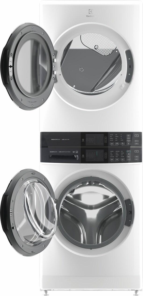 ELTG7600AW Electrolux Laundry Tower Single Unit Front Load 4.5 Cu. Ft. Washer & 8 Cu. Ft. Gas Dryer