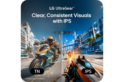 Lg 25G590BB 25 Inch UltraGear™ FHD IPS 1000Hz USB-C Monitor with Tilt/Height/Swivel Stand