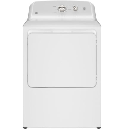 GTD38EASWWS GE® 7.2 cu. ft. Capacity Electric Dryer with Up To 120 ft. Venting and Reversible Door