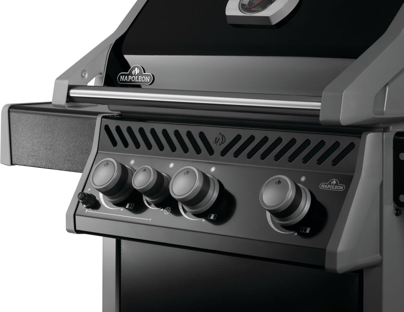 Napoleon Bbq R425SBNK2FB Rogue 425 SB with Range Side Burner , Natural Gas, Black