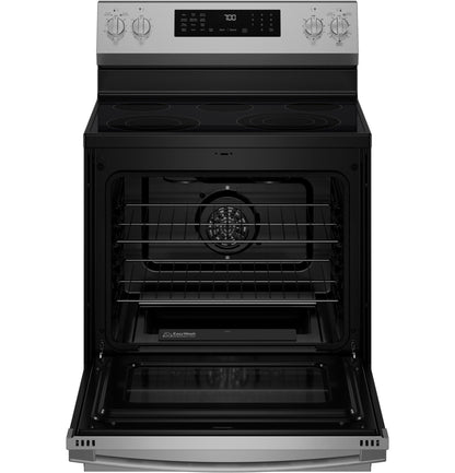 PRF700AYFS GE Profile™ ENERGY STAR® 30" Smart Free-Standing Electric Convection Range with No Preheat Air Fry and EasyWash™ Oven Tray