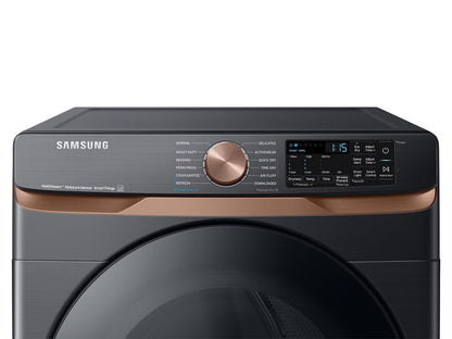 Samsung DVE50BG8300V 7.5 cu. ft. Smart Electric Dryer with Steam Sanitize+ and Sensor Dry in Brushed Black