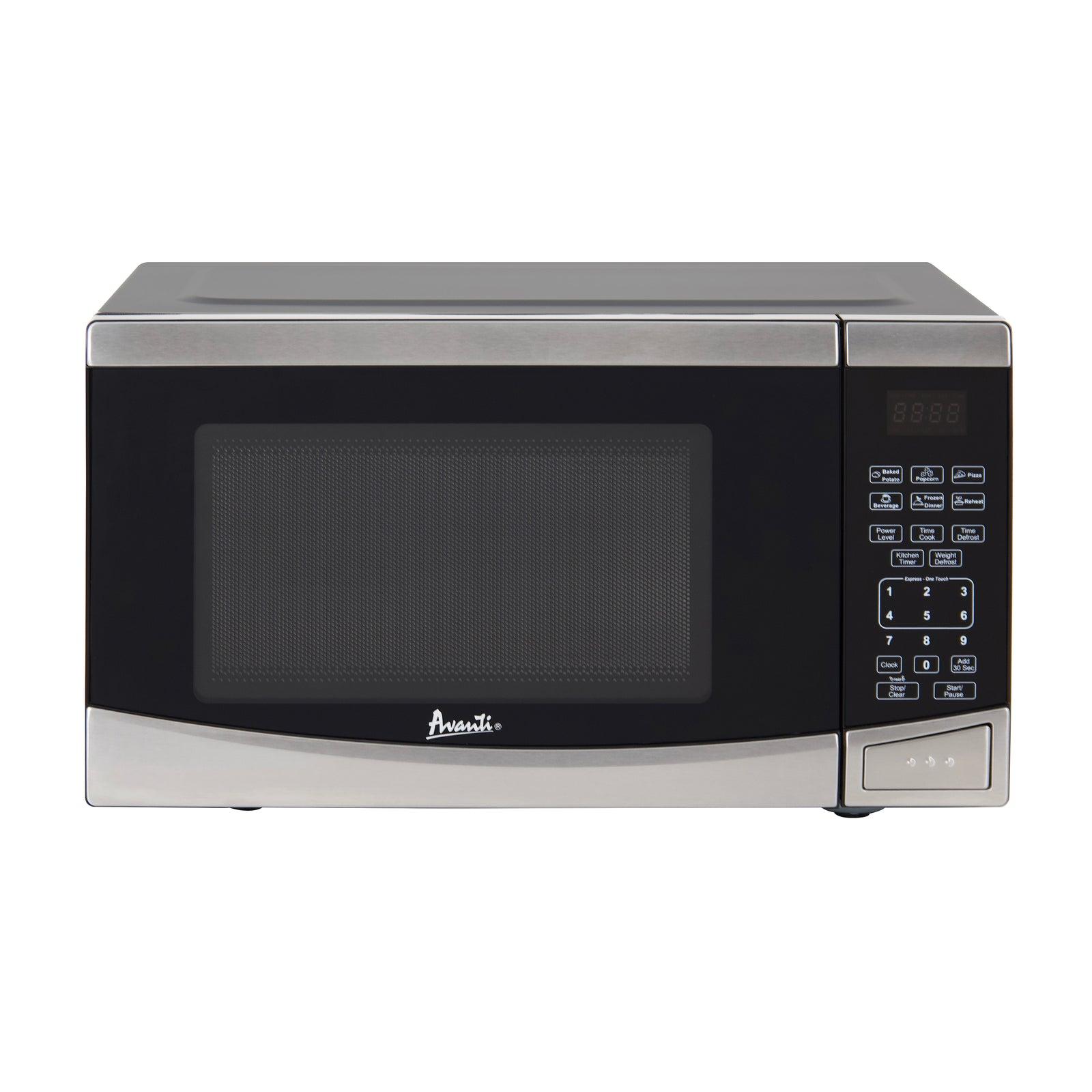 MT09V3S Avanti Countertop Microwave Oven, 0.9 cu. ft. - Stainless Steel / 0.9 cu. ft.