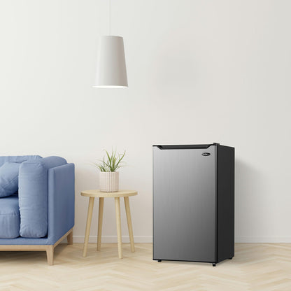 DAR032B2SLM Danby 3.2 cu. ft. Compact Fridge in Stainless Steel Look