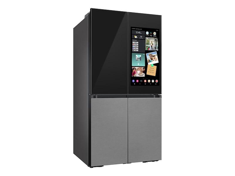 Samsung RF29CB9900QK Bespoke 4-Door Flex™ Refrigerator (29 cu. ft.) with Family Hub™+ in Charcoal Glass Top and Stainless Steel Bottom Panels
