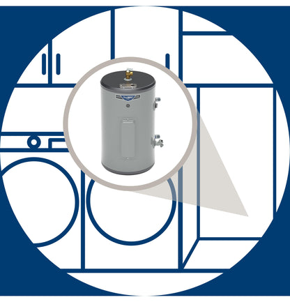 GE10P08BAR GE® 10 Gallon Electric Point of Use Water Heater