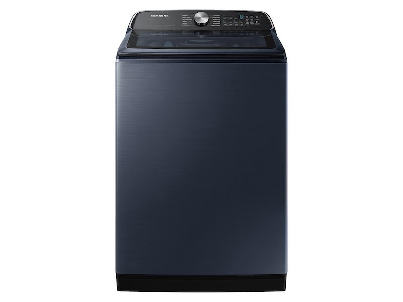 Samsung WA54CG7150ADA4 5.4 cu. ft. Smart Top Load Washer with Pet Care Solution and Super Speed Wash in Brushed Navy