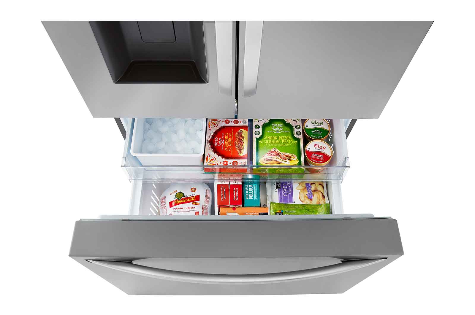 Lg LRFXC2606S 26 cu. ft. Smart Counter-Depth MAX™ Refrigerator with Dual Ice Makers