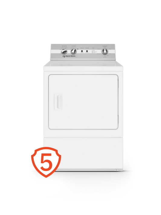 Speed Queen DC5004WG DC5 Sanitizing Gas Dryer with Pet Plus™  Extended Tumble  Steam  5-Year Warranty