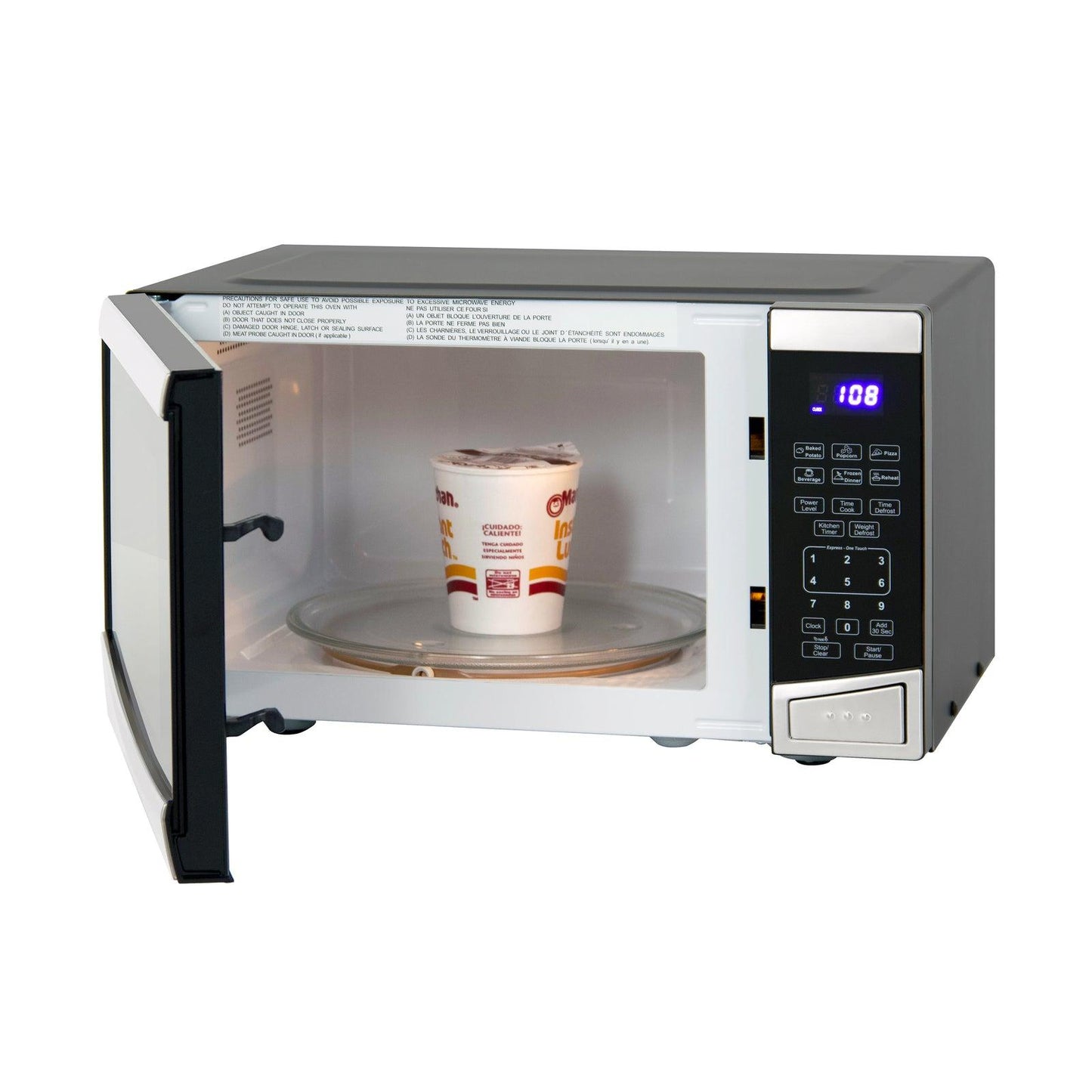 MT09V1B Avanti 0.9 Cu. Ft. Microwave Oven, Digital - Black