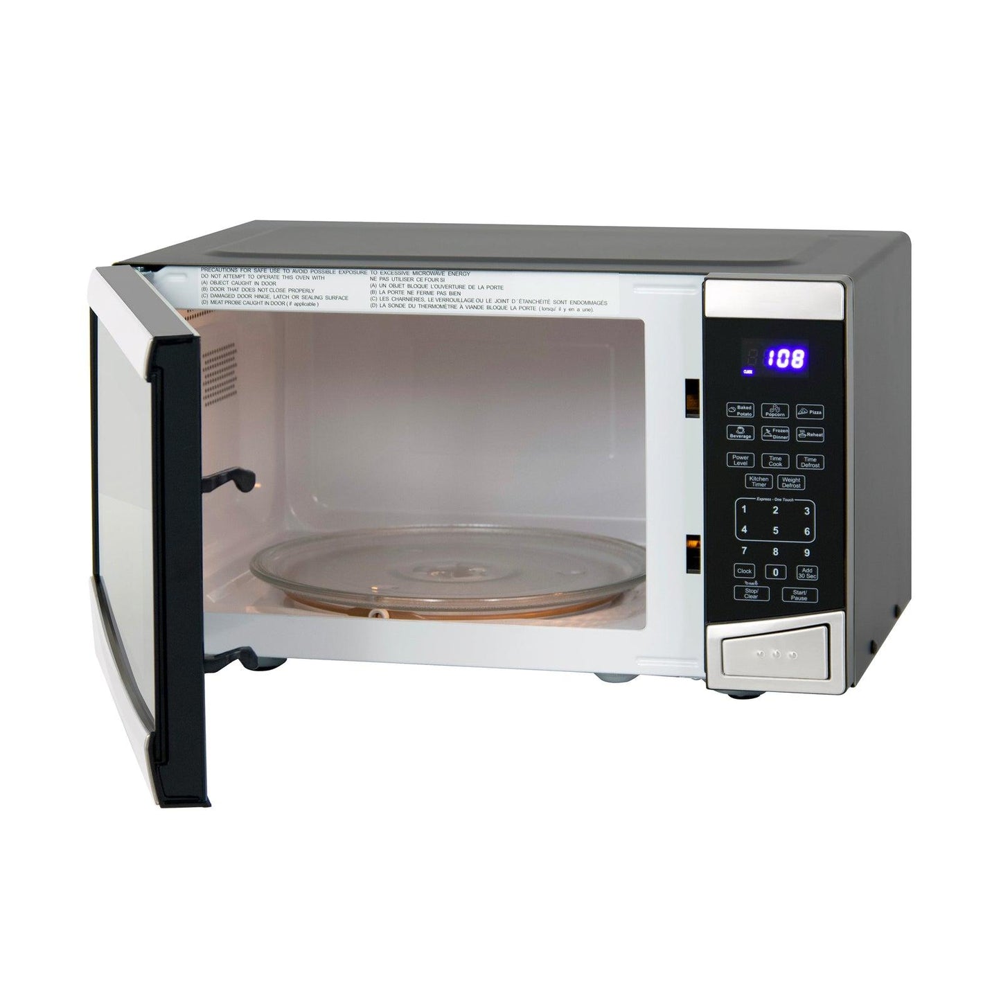 MT09V3S Avanti 0.9 Cu. Ft. Microwave Oven, Digital - Stainless Steel