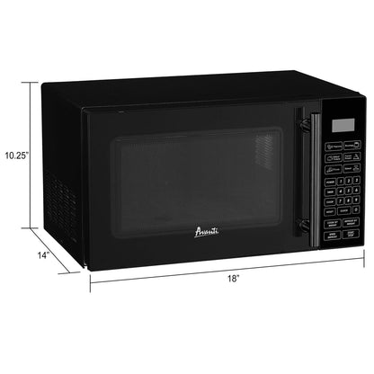 MT81K1BH Avanti Countertop Microwave Oven, 0.8 cu. ft. Capacity
