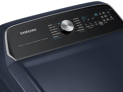 Samsung DVE54CG7150DA3 7.4 cu. ft. Smart Electric Dryer with Pet Care Dry and Steam Sanitize+ in Brushed Navy